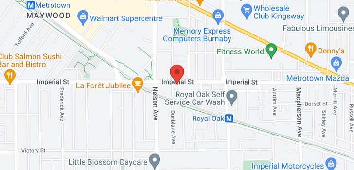 map of 301 5000 IMPERIAL STREET